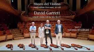 David Garrett at Museo del Violino in Cremona 2021 - which violin will he like best? - part 1