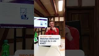 Was kannst du für ein KMU bewirken? #kmu