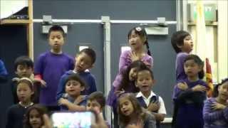Breyton Surjana Performing for Gonsalves Elementary Kindergarden Choir April 2014