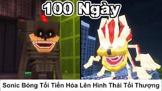 Tóm Tắt 100 Ngày || Sonic Bóng Tối Hành Trình Tiến Hóa Lên Hình Thái Tối Thượng