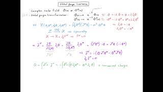 QFT13.2 global gauge invariance