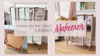 FOUND ON THE STREET CABINET MAKEOVER! Huge furniture transformation upcycle