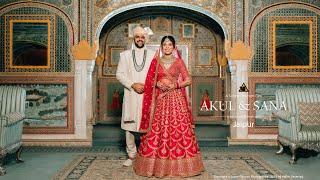 DESTINATION WEDDING FILM JAIPUR 2024 | AKUL & SANA | SUNNY DHIMAN PHOTOGRAPHY |