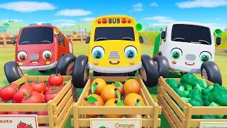 Old MacDonald Had A Farm Teaching Baby Car about Vegetables | Nursery Rhymes & Kids Songs TV