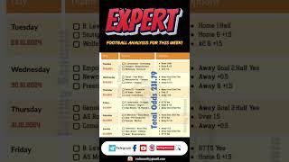 Unlock this week's top expert football predictions! #football #experttips #top #footballpredictions