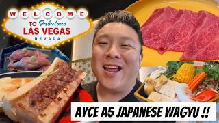 All you can eat A5 Wagyu at Mikiya Wagyu Shabu House in Las Vegas