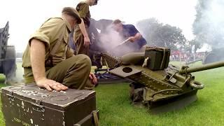 25-pounder Field Gun Firing - Crew POV - Crosfields ARLFC