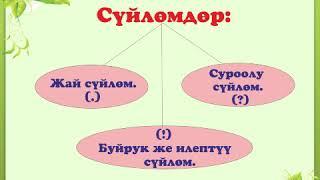 Суроолу суйлом. 7-класс. кыргыз тили