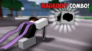 This is THE BEST Ragequit Combo!  | The Strongest Battlegrounds ROBLOX