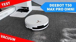 First Deebot T50 Max Pro Omni Test Demo and New Features Detailed