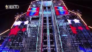 Michael Torres and Tyler Gillett on the Giant Spider Climb - American Ninja Warrior All Stars 2020