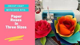 Giant Roses from Cricut Design Space