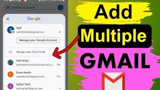 How to add another gmail account in Android Phone 2024