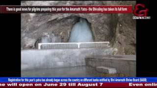 Amarnath Yatra: Full scape ice lingam creates euphoria