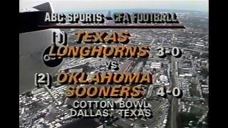 1984 #3 Oklahoma vs #1 Texas No Huddle