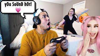 GAMING WITH GIRLS ONLINE TO SEE HOW MY WIFE REACTS!