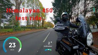 Royal Enfield test ride at GS Motorcycles Ballymena.