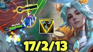 WILD RIFT ADC // THIS EZREAL GOT MASSIVE BUFF WITH THIS OP BUILD AND RUNES IN PATCH 6.1D GAMEPLAY!