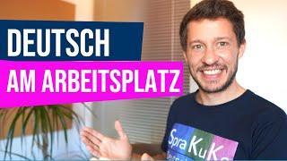 Deutsch im Büro / am Arbeitsplatz - Wortschatz lernen | SPRAKUKO