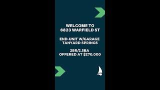 Virtual Tour of 6823 Warfield St in Tanyard Springs