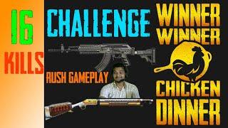 IamAaku Pubg challenge Highlight  16 kills || M762 & shoutgun