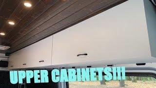 STRONG & LIGHT Upper Cabinets In The VAN!!!! #vanlife #vandwelling