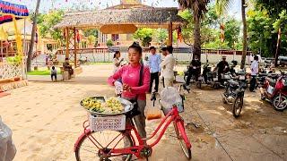 Best Street Food in Kandal Province, Cambodia Countryside Market - Street Food Tour Compilation