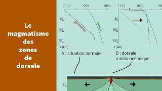 Le magmatisme des zones de dorsale - Première spécialité SVT