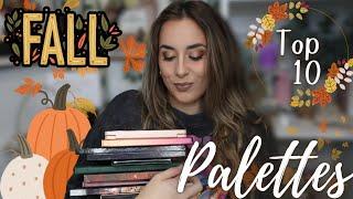 TOP 10 FALL EYESHADOW PALETTES | ENSLEY REIGN, ADEPT, GLAMINATRIX, NATASHA DENONA, & MORE!