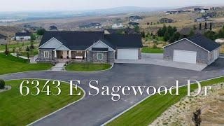 Idaho Falls homes for sale . 6343 E Sagewood Dr . Idahome with million dollar view . $1,100,000