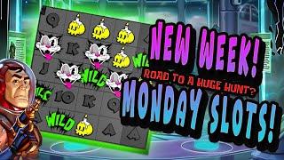 Monday's Online Slots Session With Jim! ROAD TO A BIG BONUS HUNT?!