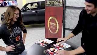 Sean Monahan Visits Heninger Toyota Scion