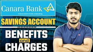 Canara Bank Savings Account Benefits & Charges | Canara bank account all details