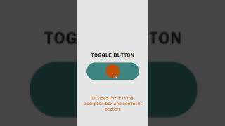 3 in one Toggle Button with JavaScript | Toggle Button Using HTML, CSS And  JS #shorts #viralshorts