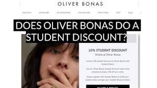 Oliver Bonas Student Discount