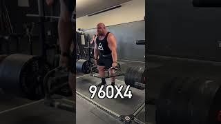 435kg trap bar x 4 reps-Lucas Hatton on the charge 