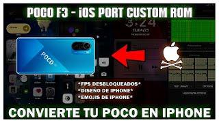 Poco F3 - iOS Custom ROM ! MEMEHub Review Y Tutorial - TIENE EMOJIS DE IPHONE !