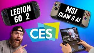 CES Gaming Handhelds Were Awesome! - MSI Claw 7 & 8 AI+, Legion Go 2, OneXPlayer, CES 2025