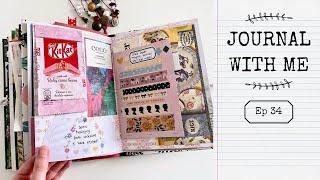 Junk Journal With Me | Ep 34 | Journaling Process