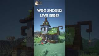 Mini Moss Tower Cottage in Minecraft  | #Shorts #minecraft #buildingsimulation #minecraftguide