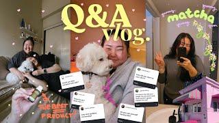 Q&A VLOG : Apartment hunting update, dating series, yummy matcha , vulnerable and 30 years old