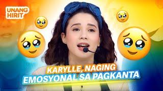 KARYLLE, NAGING EMOSYONAL SA PAGKANTA | Unang Hirit