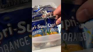 Capri-Sun Orange Juice Drink Unboxing & Restocking