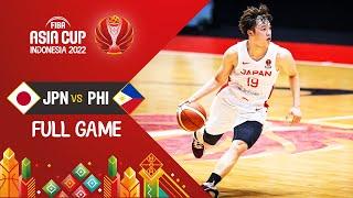 Japan  - Philippines  | Basketball Full Game - #FIBAASIACUP 2022