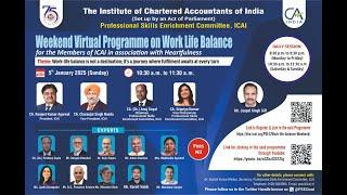 Weekend Virtual Programme on Work Life Balance