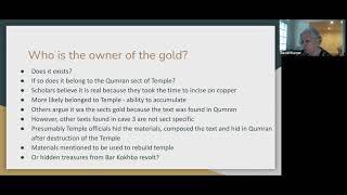 Dead Sea Scroll Lectures 20 -The Copper Scroll