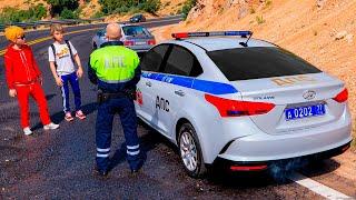 ГРИШУ И ВИТЮ ОПЕРА ОСТАНОВИЛИ ДПС ЖИЗНЬ ПЕРЕКУПА В GTA 5