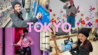 TOKYO  shopping in harajuku, vintage designer bags & louis vuitton x murakami!