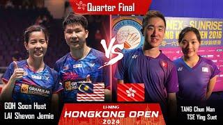 LIVE SCORE | GOH Soon Huat /LAI Shevon Jemie vs TANG Chun Man /TSE Ying Suet | Hongkong Open 2024