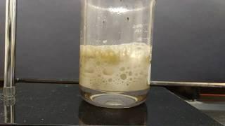 Potassium permanganate and hydrogen peroxide reaction